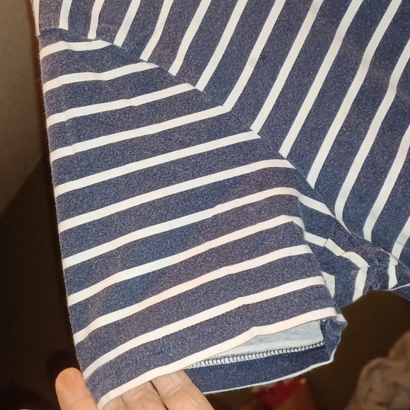 3/$12 Hollister blue and white stripe shirt - Picture 6 of 6
